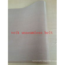 ptfe conveyor belt unseamless belt for fusing machine PTFE coated fiberglass fabric heat resistant anti static non stick